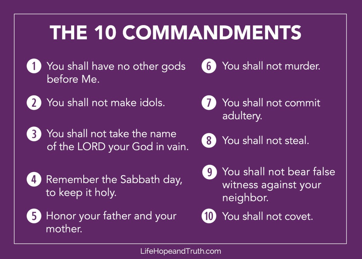 DIV1/5: THE TEN COMMANDMENTS 1