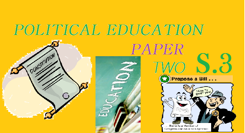 POLE2/3: POLITICAL EDUCATION PAPER TWO SENIOR THREE 4