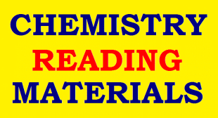 CHEMISTRY READING MATERIALS 1