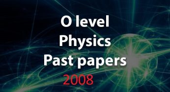 UGANDA CERTIFICATE OF EDUCATION PHYSICS PRACTICAL PAST PAPERS 2008 PAPER 3