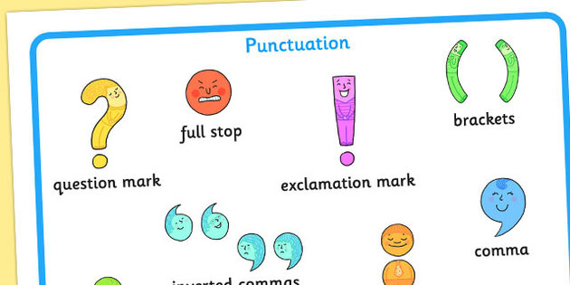 English grammar- punctuation