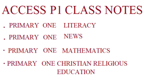 Download a Combination of All Primary One Subjects 1