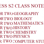 Download A Combination Of All Senior Two Subjects