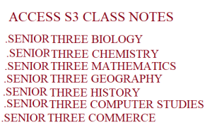 Download A Combination Of All Senior Three Subjects 1
