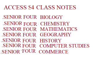 Download A Combination Of All Senior Four Subjects 1