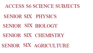 Download A Combination Of Senior Six Science Subjects 1