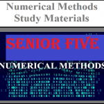 Numerical methods senior five
