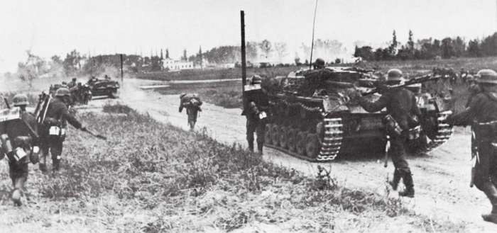 World War II battle front
