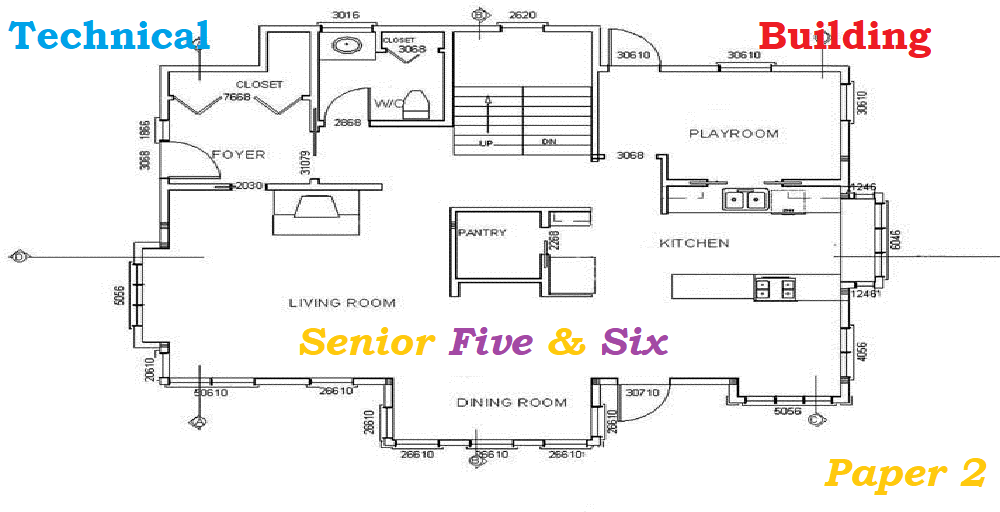TD5/2: ADVANCED LEVEL TECHNICAL BUILDING DRAWING SENIOR FIVE 2