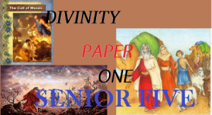 DIV1/5: DIVINITY PAPER ONE SENIOR FIVE 3