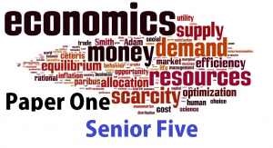 ECON1/5: ECONOMICS PAPER ONE SENIOR FIVE (S.5) 2