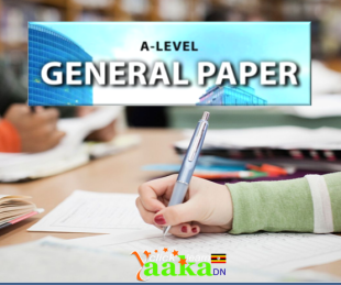 ADVANCED LEVEL GENERAL PAPER STUDY GUIDE
