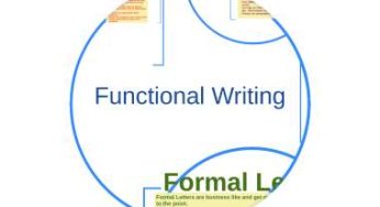 ENG1: FUNCTIONAL WRITING
