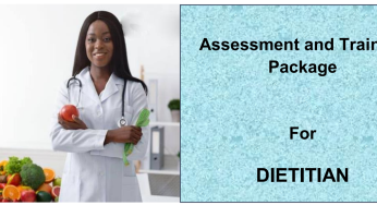 DIT-ASSESSMENT AND TRAINING PACKAGE FOR DIETITIAN