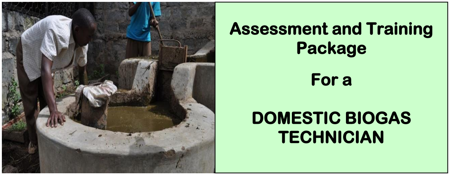 DOMESTIC BIOGAS TECHNICIAN – Directorate of Industrial Training