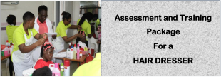 DIT-ASSESSMENT AND TRAINING PACKAGE FOR A HAIR-DRESSER 6 DIT-ASSESSMENT AND TRAINING PACKAGE FOR A HAIR-DRESSER