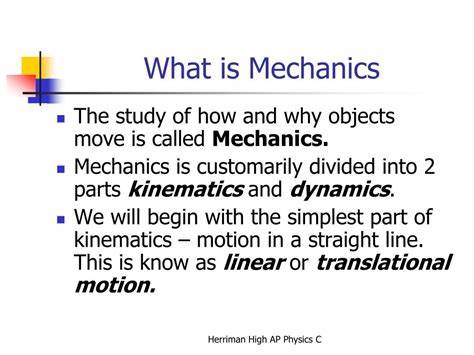 MECHANICS SENIOR FIVE