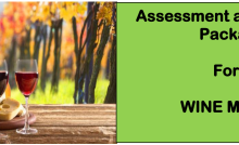 DIT-ASSESSMENT AND TRAINING PACKAGE FOR A WINE MAKER