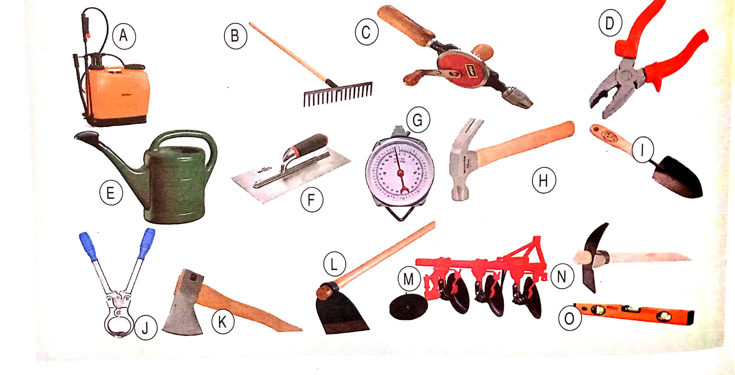 Farm Tools, Equipment and Implements 1